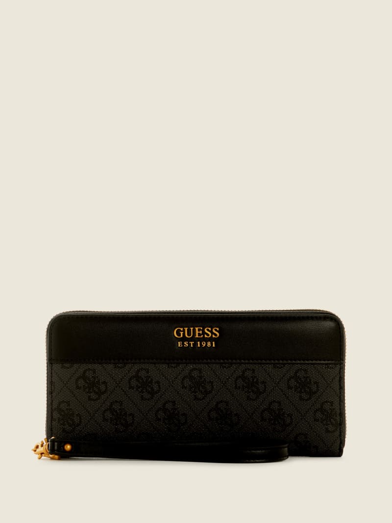 Guess Katey Zip-Around Portefeuille Dames Lichtturkoois | 3719-BZNFM