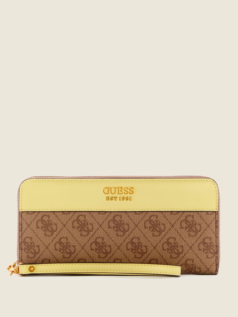 Guess Katey Zip-Around Portefeuille Dames Bruin | 9531-VQPUR