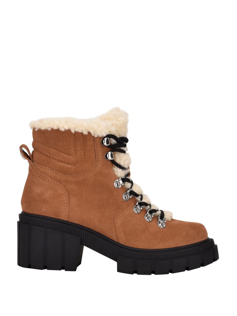 Guess Kiele Sherpa-Gevoerde Hiker Laarzen Dames Khaki | 9217-CTRJF