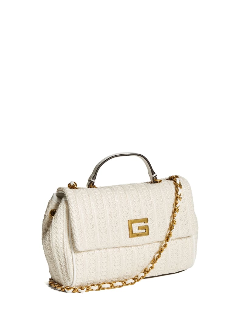 Guess Kimi Small Convertible Crossbodytassen Dames Wit | 4731-SAVIY