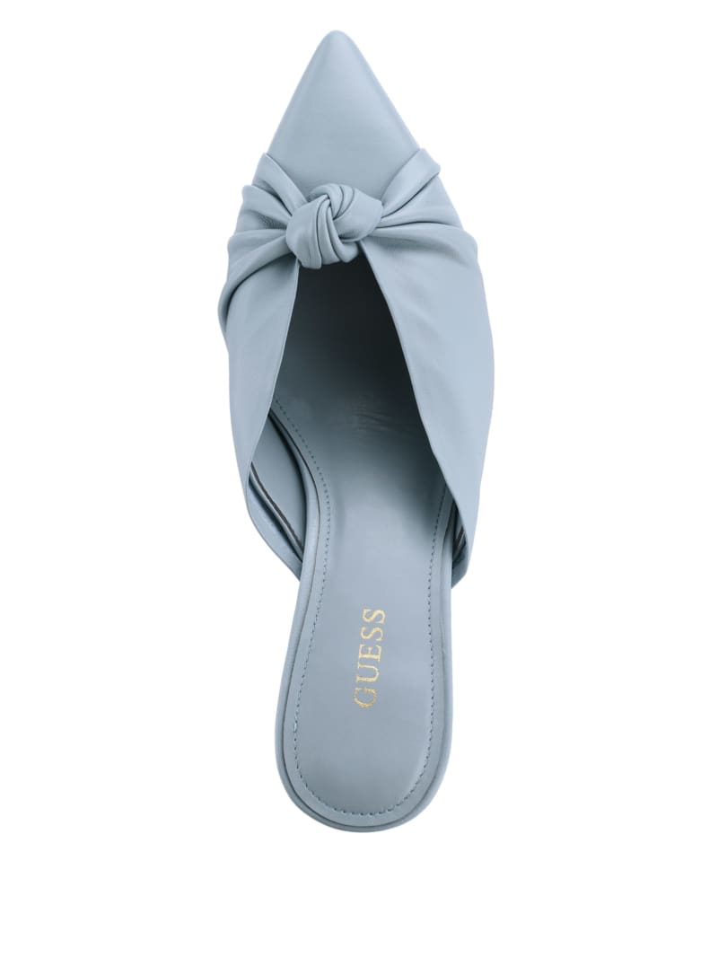 Guess Knot Front Pointed Neus Mules Dames Blauw | 1675-BHSKI