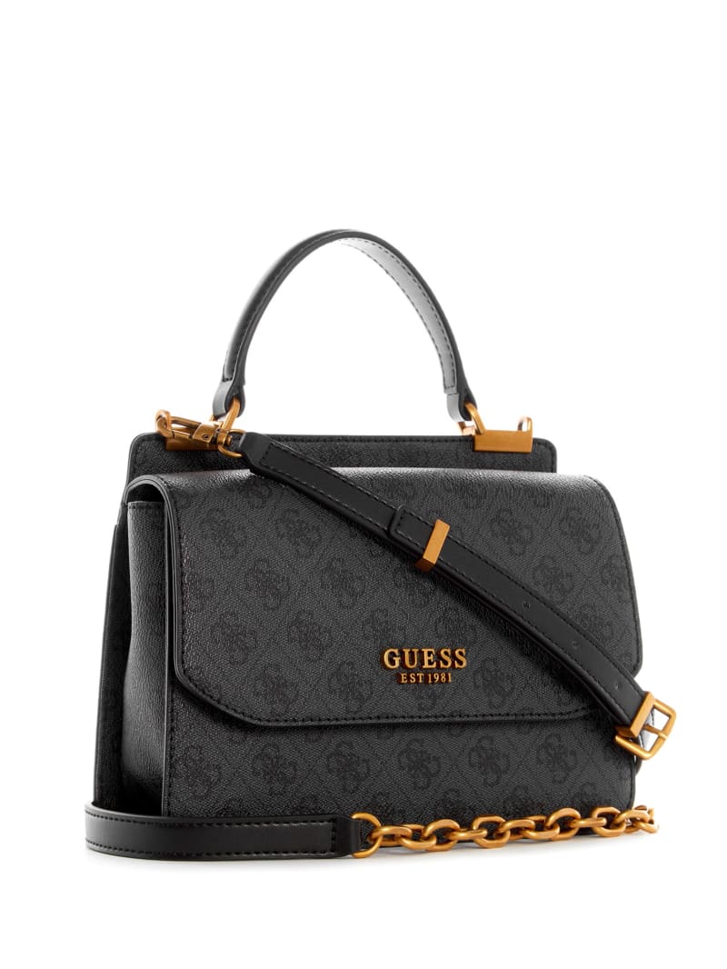 Guess Kristle Logo Handle Crossbodytassen Dames Lichtturkoois | 8619-JTOPH