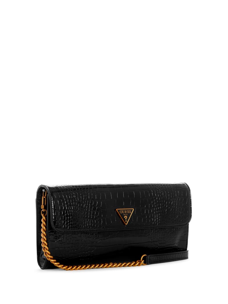 Guess Kyla Clutch Crossbodytassen Dames Zwart | 6418-ACYRP