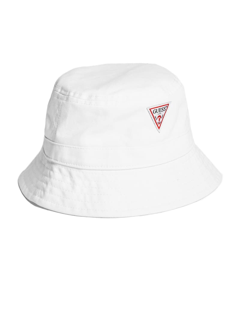 Guess Logo Bucket Hoeden Dames Wit | 5280-WAHVX