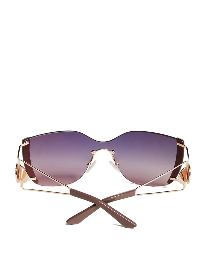 Guess Lorin Cat-Eye Zonnebril Dames Goud | 7132-BHAZG