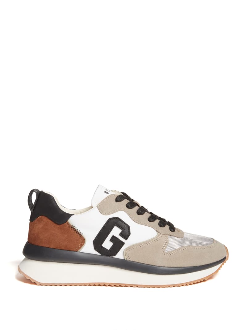 Guess Made Faux-Suede Sneakers Heren Gekleurd | 5628-LWSJY