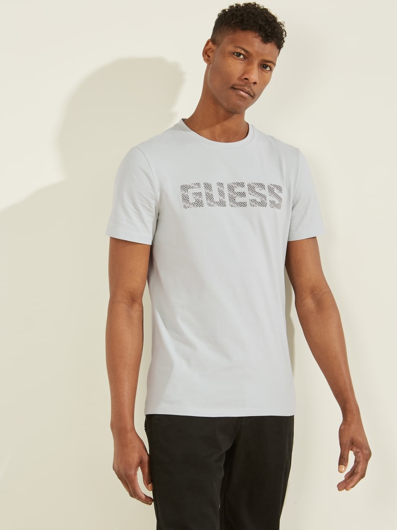 Guess Magick Logo Tee T-shirts Heren Grijs | 0752-VWOFG