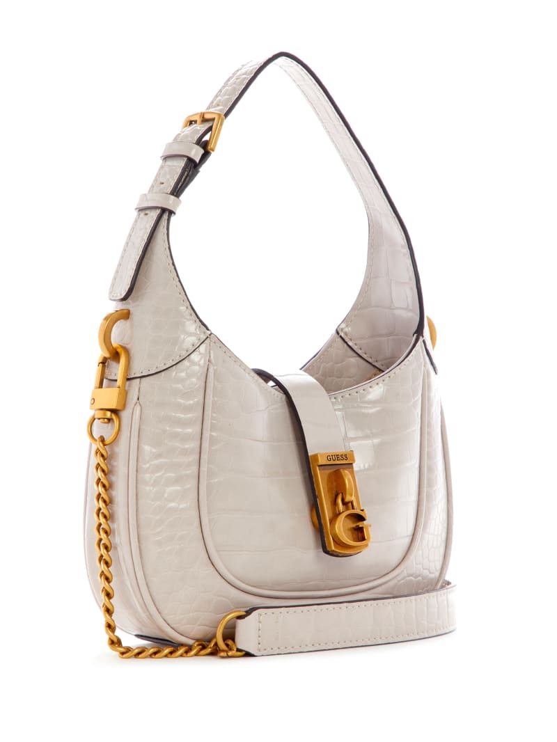 Guess Maimie Croc Mini Tassen Dames Grijs | 1539-GXCEY