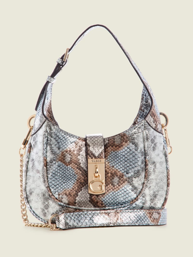 Guess Maimie Python Mini Tassen Dames Metal | 3962-RVYJT