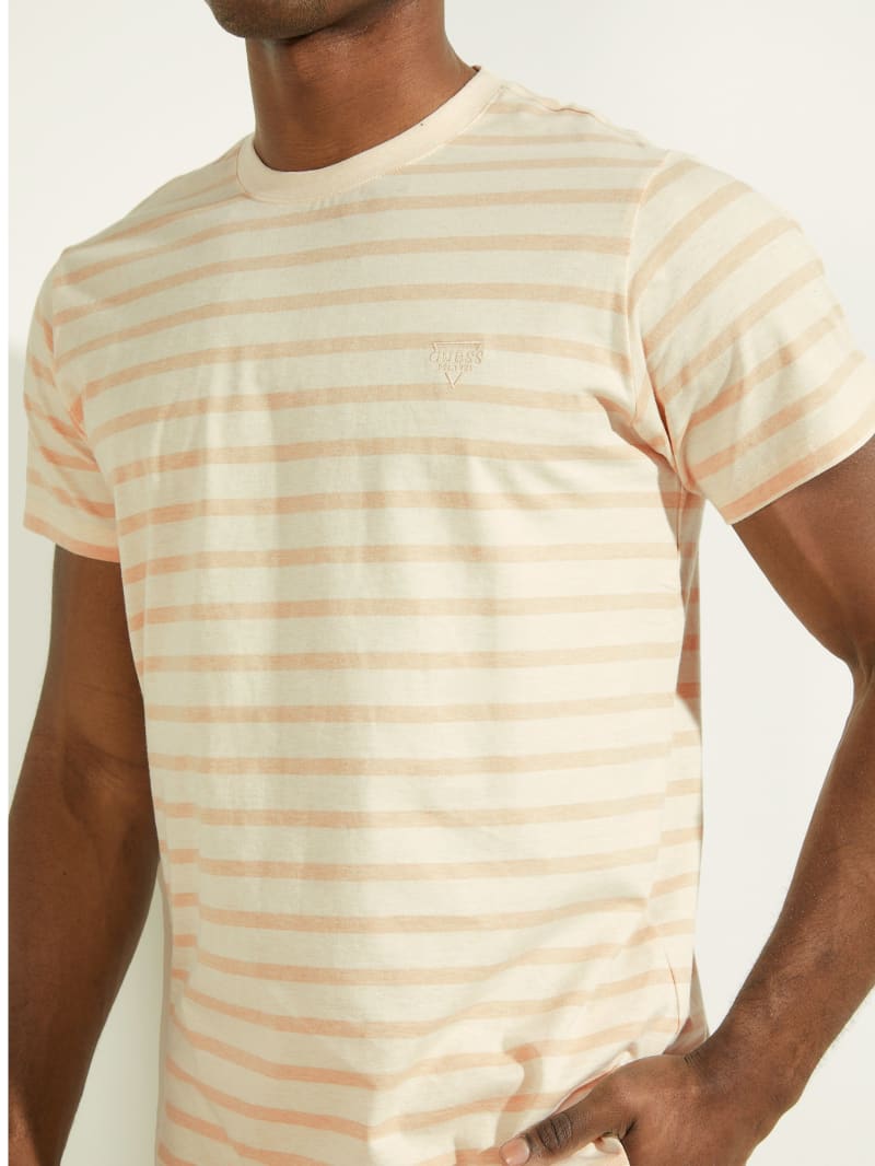 Guess Marlon Tee T-shirts Heren Beige | 3061-FVHLG