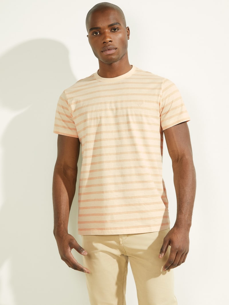 Guess Marlon Tee T-shirts Heren Beige | 3061-FVHLG