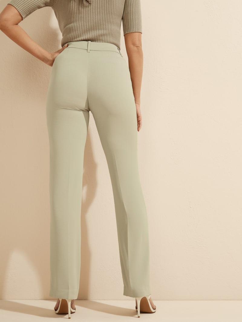 Guess Maya Brede-Leg Genesis Broek Dames Mintgroen | 4510-XSLRA