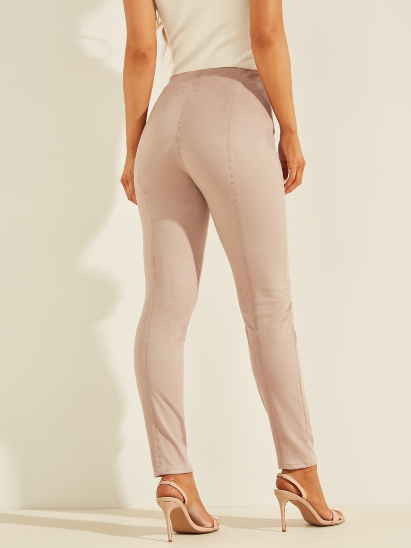 Guess Maya Faux-Suede Leggings Broek Dames Paars | 2840-CQIFJ