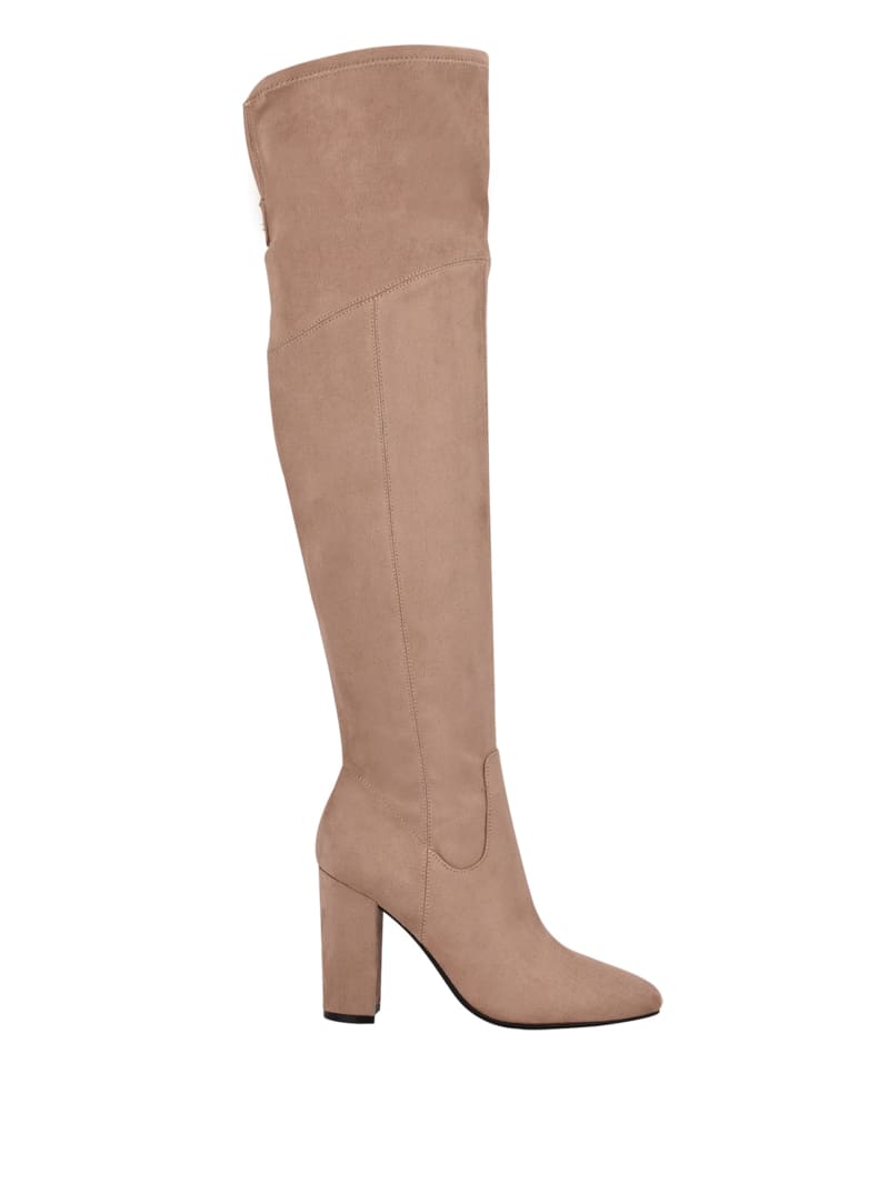 Guess Mireya Over-The-Knee Laarzen Dames Beige | 3812-PEDCF