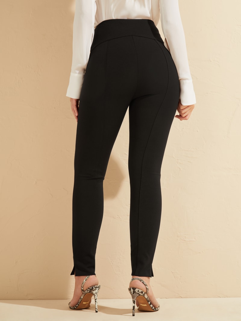 Guess Moxie High-Rise Skinny Broek Dames Zwart | 1543-FKYMW