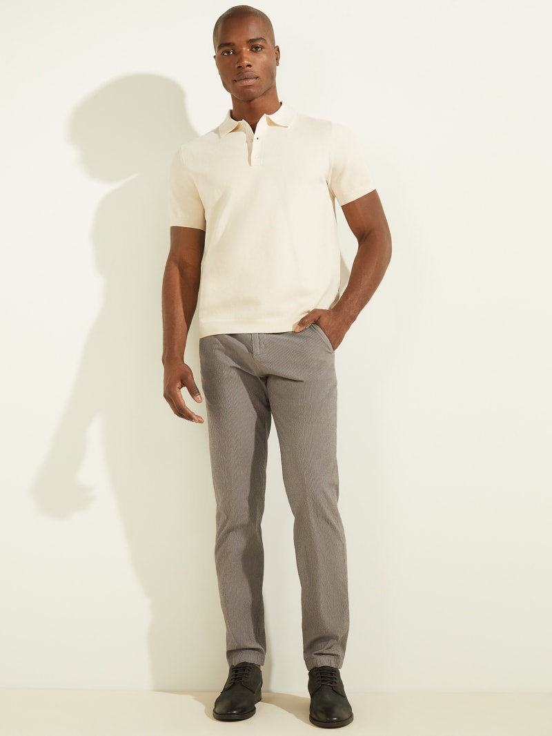 Guess New Original Chino Broek Heren Zwart | 7365-SNHEJ