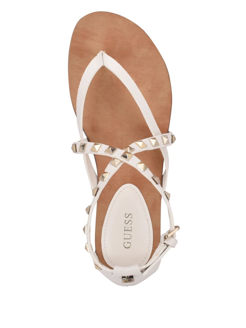 Guess Nizana Bandjes Stud Sandalen Dames Bruin | 0816-HKDEU