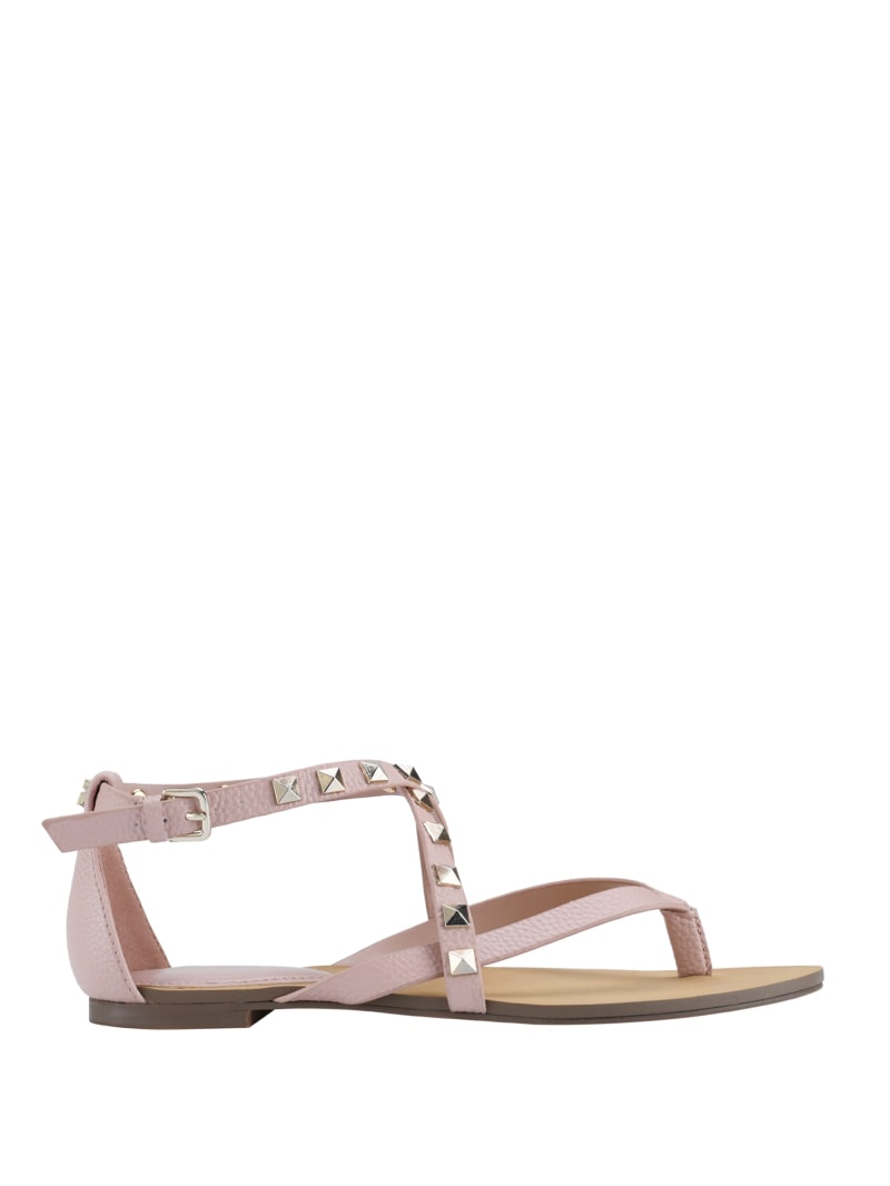 Guess Nizana Bandjes Stud Sandalen Dames Lichtroze | 4873-FRPVD