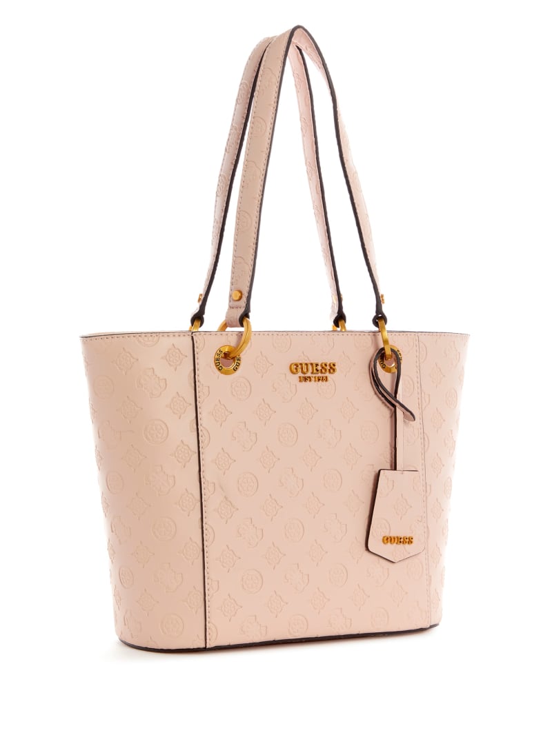 Guess Noelle Small Elite Tote Tassen Dames Roze | 1902-OTNFK