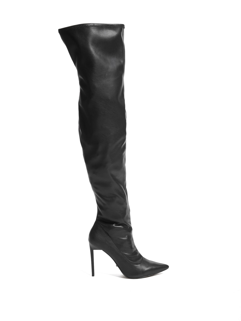 Guess Over-the-Knee Laarzen Dames Zwart | 4893-NBWOF