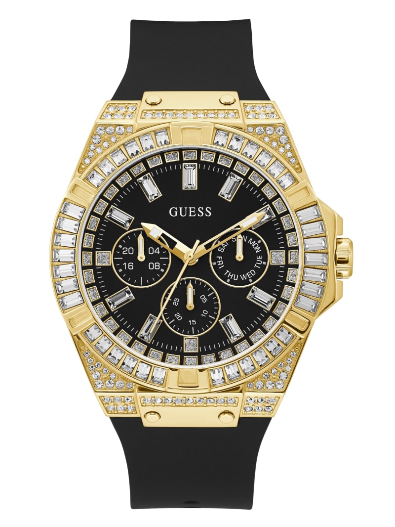 Guess Oversized Gold-Tone Multifunctioneel Horloge Heren Gekleurd | 9136-AKBLU