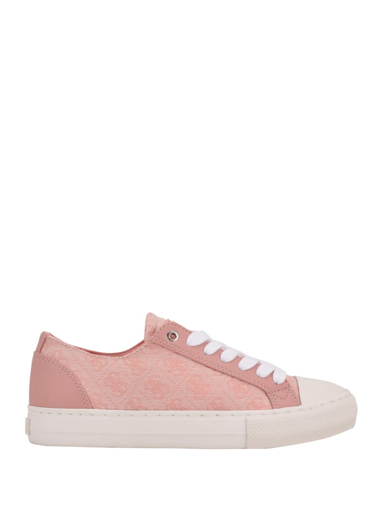 Guess Passit Logo Low-Top Sneakers Dames Lichtroze | 2564-BEPCA