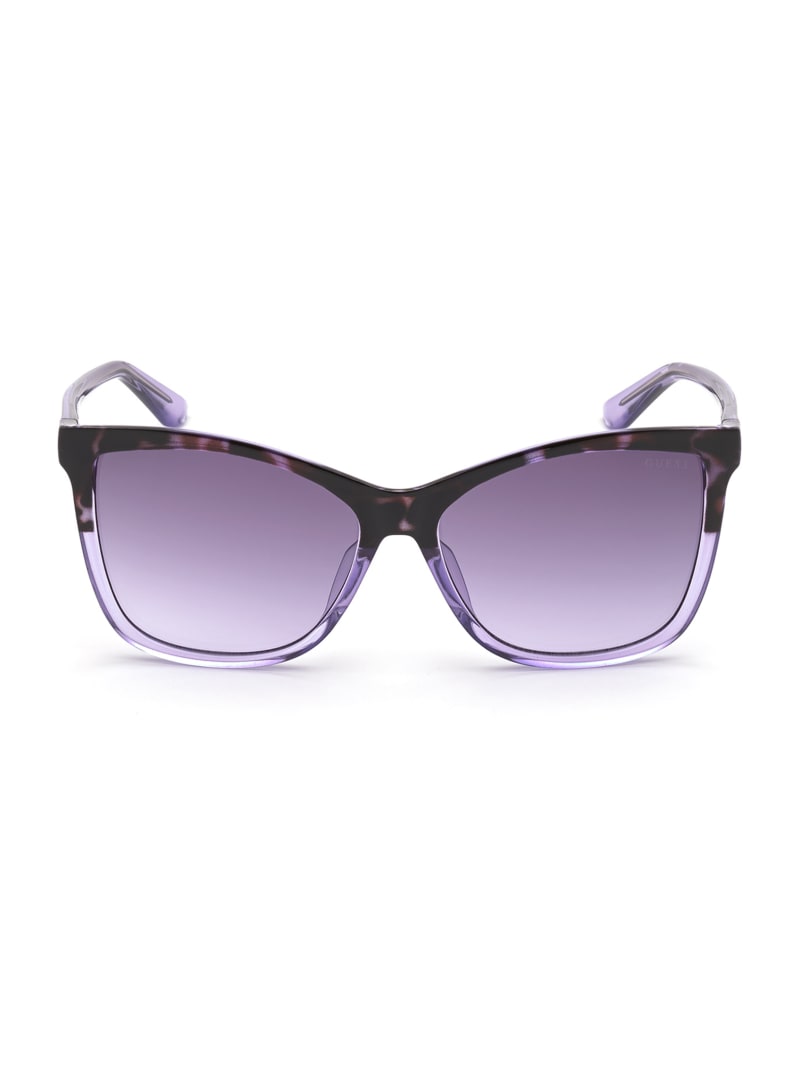 Guess Purple Square Zonnebril Dames Paars | 3980-RMCBH