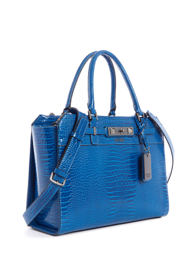 Guess Raffie Carryall Tote Tassen Dames Blauw | 0793-FIRQM