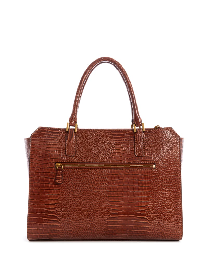 Guess Raffie Carryall Tote Tassen Dames Bruin | 3427-ZGIHB