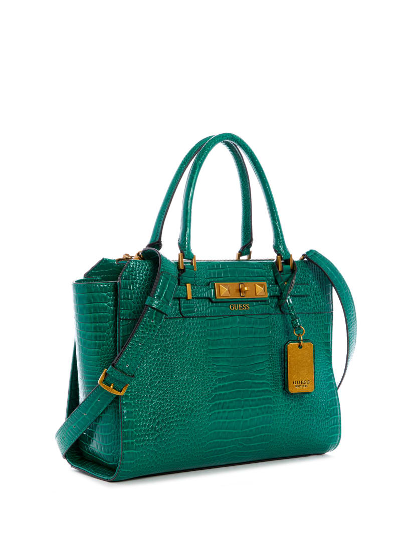 Guess Raffie Carryall Tote Tassen Dames Groen | 7830-YCDGX