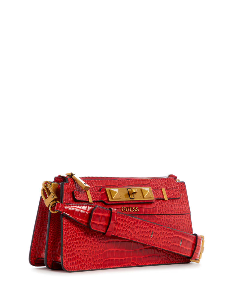 Guess Raffie Crossbodytassen Dames Rood | 3042-EFIOG