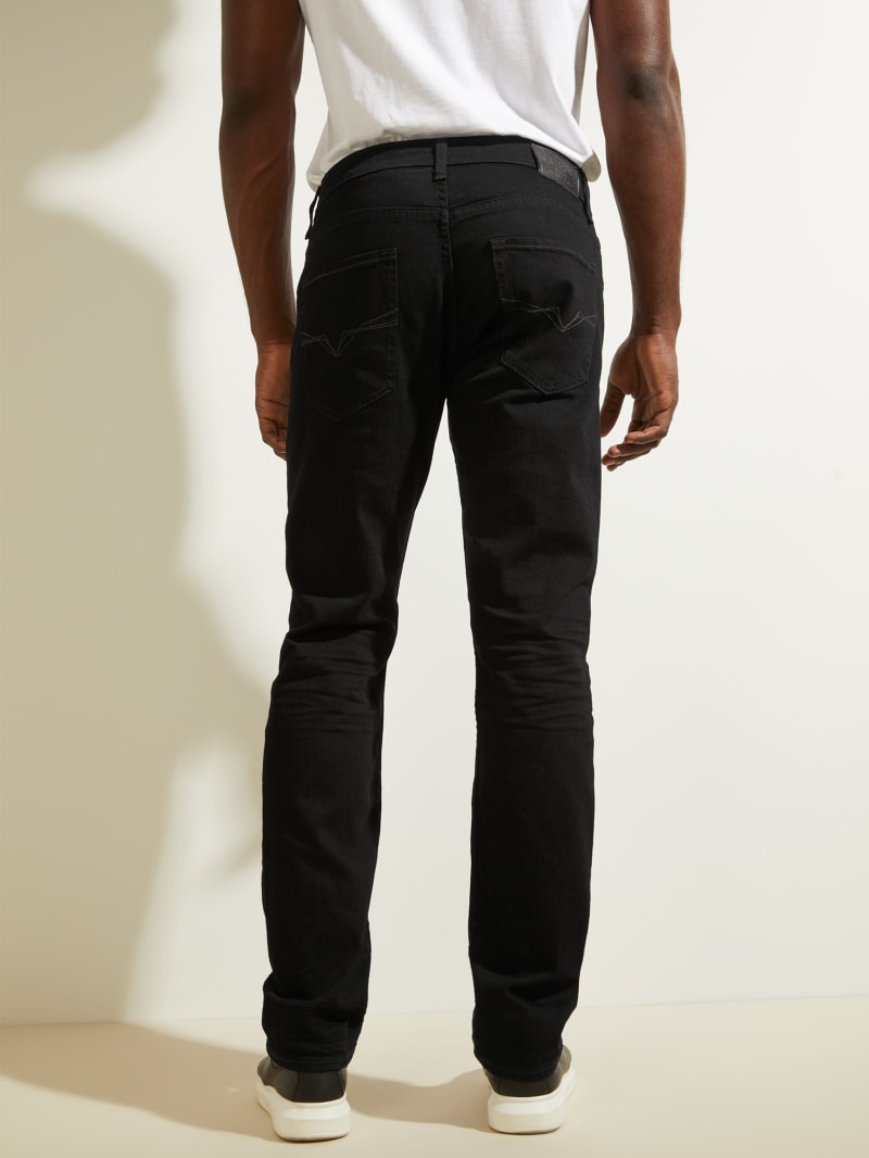 Guess Regular Straight Broek Heren Zwart | 7986-FQBKS