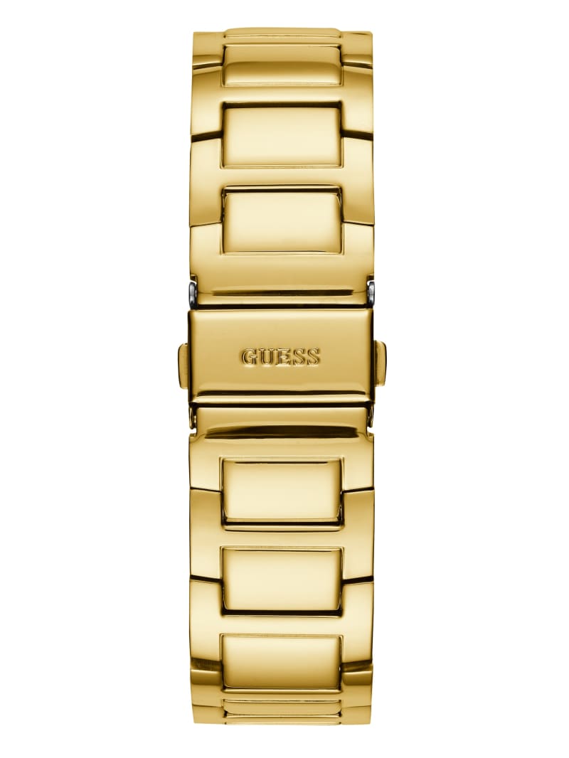 Guess Rhinestone Gold-Tone Multifunctioneel Horloge Dames Goud | 6130-AGHUR