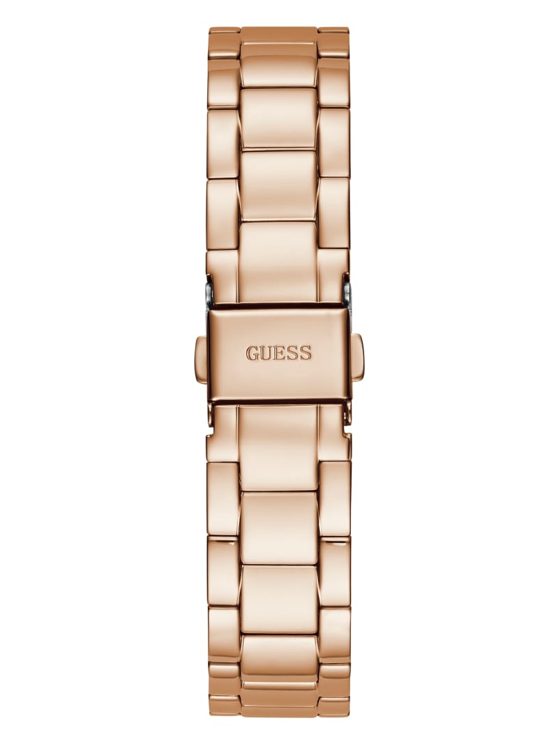 Guess Rose Gold-Tone Analog Horloge Dames Roze Goud | 1504-UJBEC