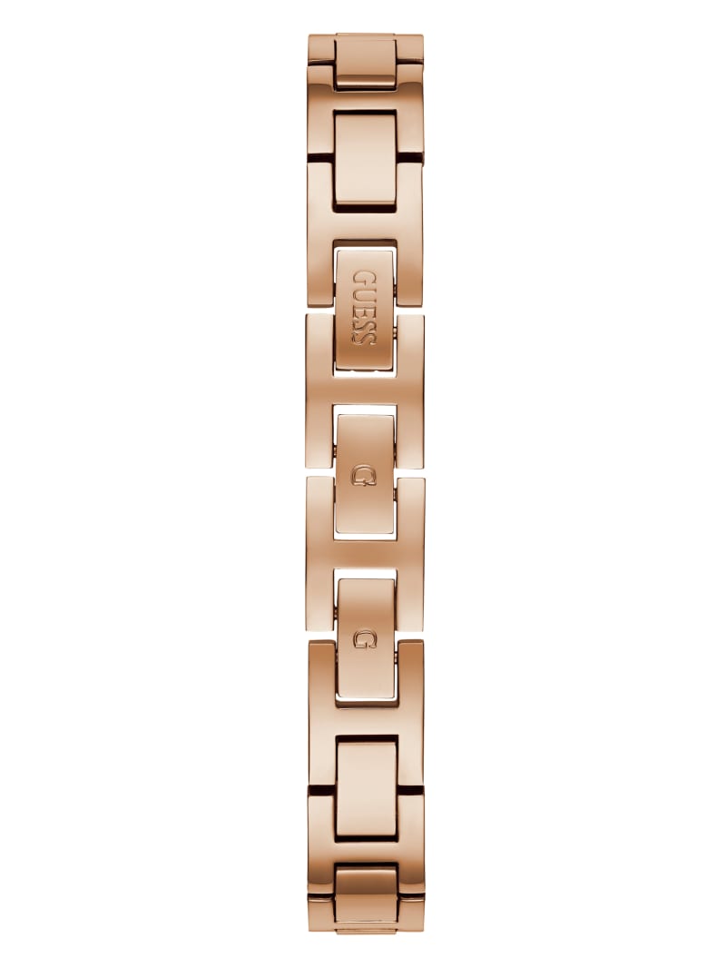 Guess Rose Gold-Tone Crystal Analog Horloge Dames Koper | 4062-WXVDH