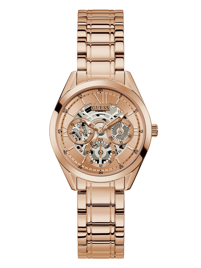 Guess Rose Gold-Tone Multifunctioneel Horloge Dames Koper | 6219-JYKLW