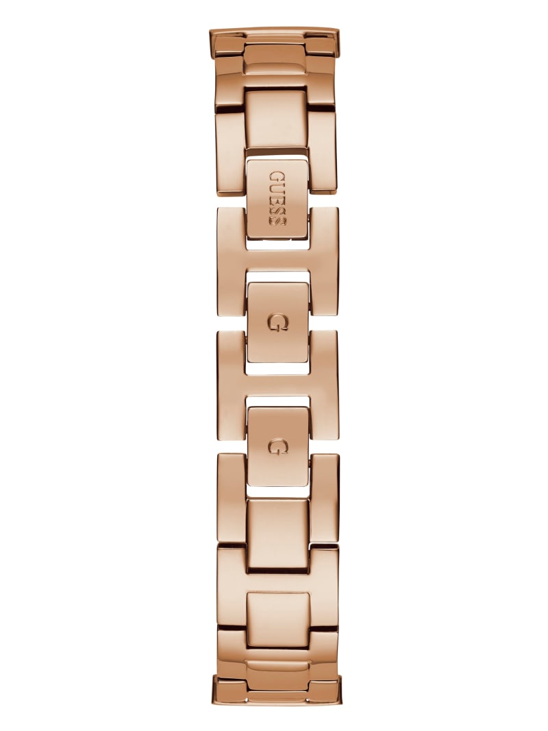 Guess Rose Gold-Tone and Rhinestone Analog Horloge Dames Gekleurd | 0245-SRHIE