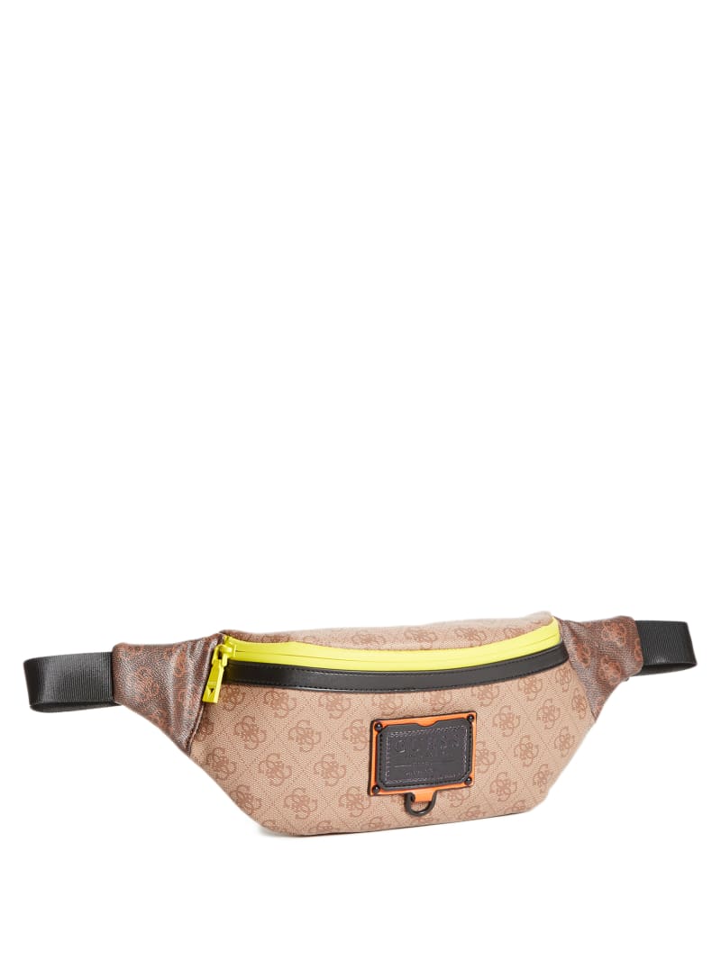 Guess Salameda Fanny Pack Tassen Heren Bruin | 8653-PGMZC