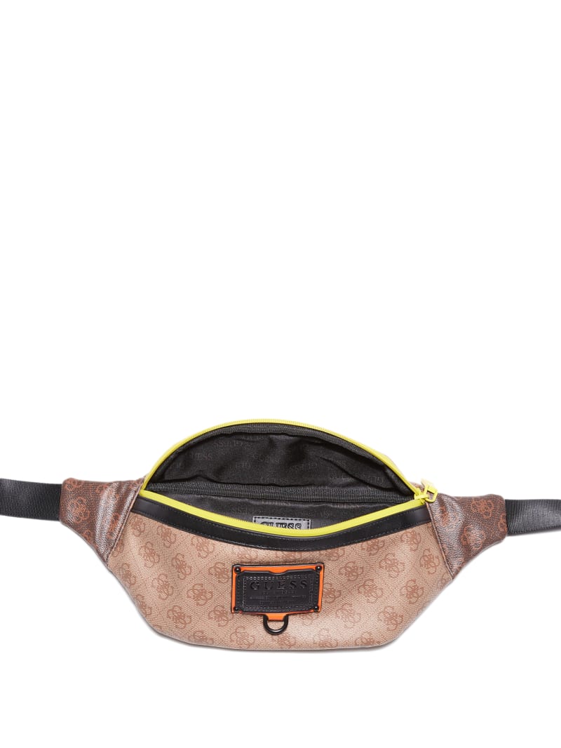 Guess Salameda Fanny Pack Tassen Heren Bruin | 8653-PGMZC