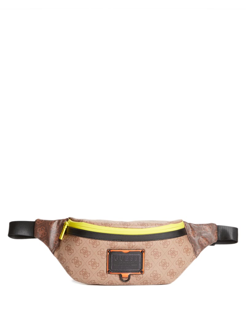 Guess Salameda Fanny Pack Tassen Heren Bruin | 8653-PGMZC