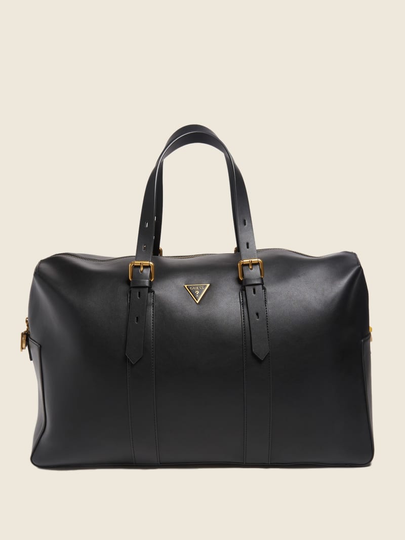 Guess Scala Smart Duffle Portefeuille Dames Zwart | 8492-VLZOH