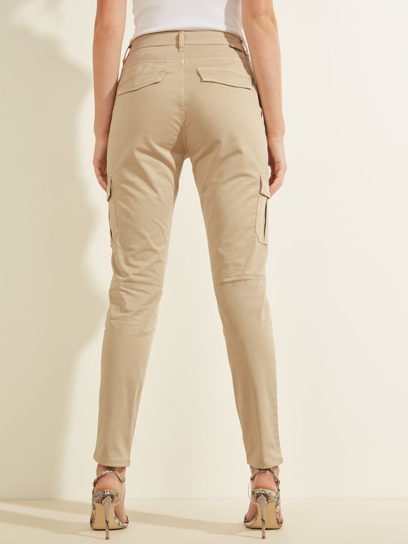 Guess Sexy Cargos Broek Dames Beige | 7845-DKFNI