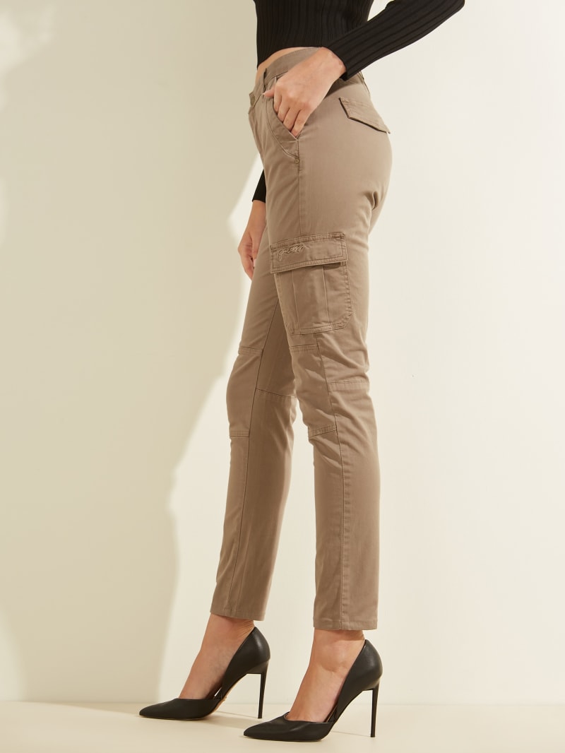 Guess Sexy Cargos Broek Dames Groen | 4867-QRBLS