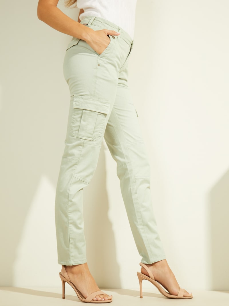 Guess Sexy Cargos Broek Dames Lichtturquoise | 4369-WNAXD