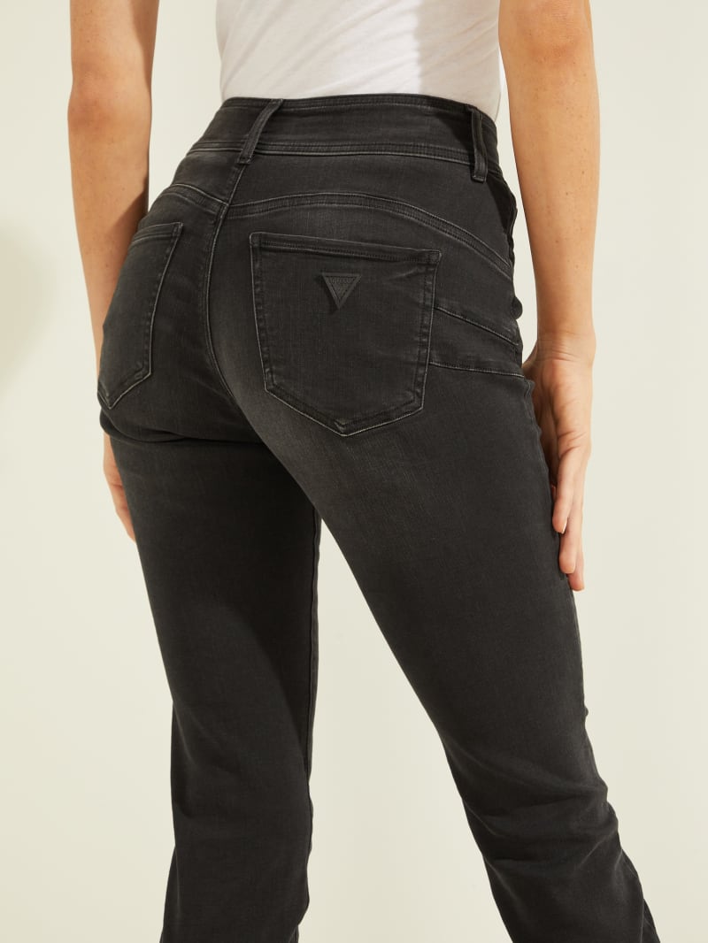 Guess Shape Up Skinny Broek Dames Zwart | 0672-AQWTZ