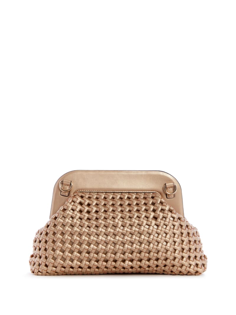 Guess Sicilia Frame Clutch Mini Tassen Dames Roze Goud | 7209-EBCJN