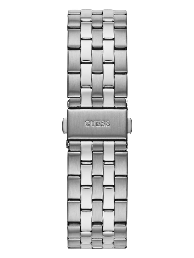 Guess Silver-Tone And Chrono-Look Multifunctioneel Horloge Heren Zilver | 5132-EXYRC