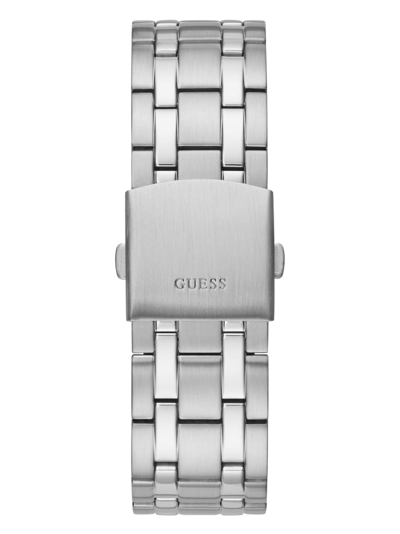 Guess Silver-Tone Multifunctioneel Horloge Heren Zilver | 6298-VICUN