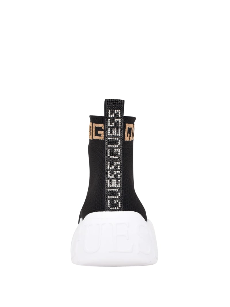 Guess Sindera Sock Sneakers Dames Zwart | 7352-DVGNM