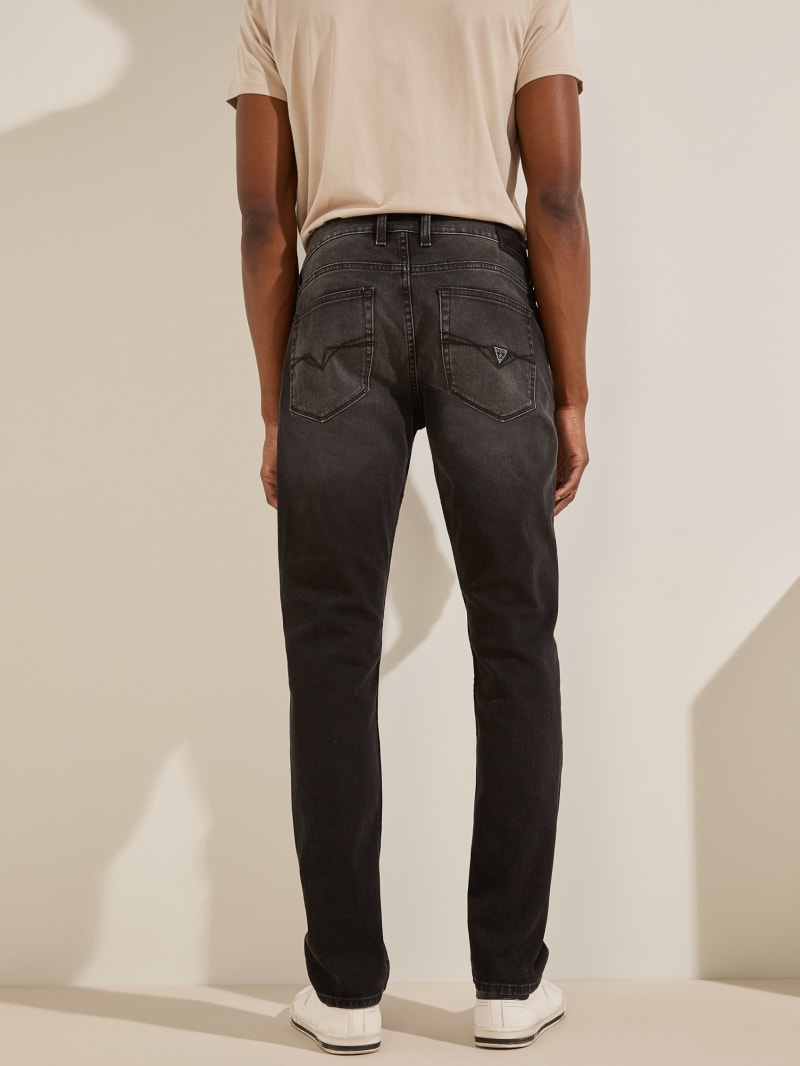 Guess Slim Tapered Broek Heren Donkergrijs | 6489-ROFWJ